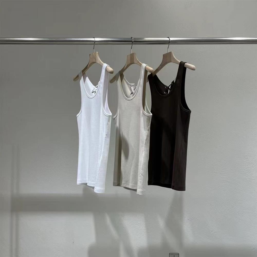 现货速发韩国东大门代购statement2025夏季新款后背系带显瘦背心