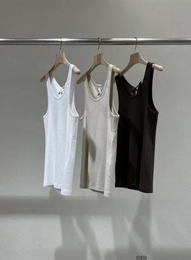 现货速发韩国东大门代购statement2025夏季新款后背系带显瘦背心