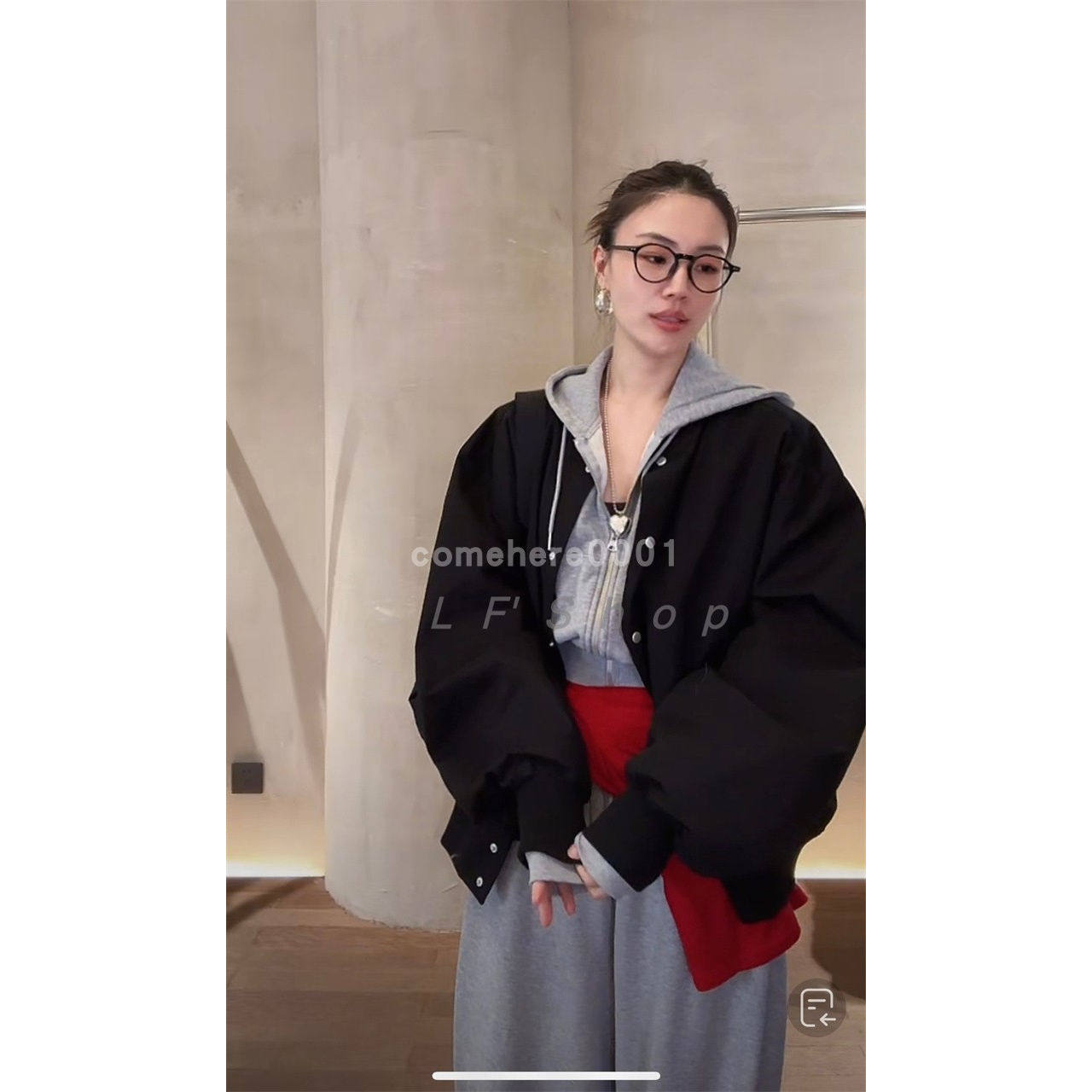 现货速发韩国东大门代购向日葵欧尼同款2025冬季新款宽松夹克外套