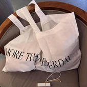 more than yesterday2025夏季 现货速发韩国东大门代购 新款 帆布包