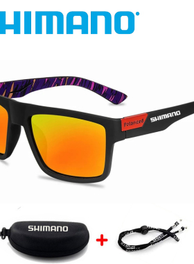 禧玛诺偏光方形运动男女钓鱼眼镜