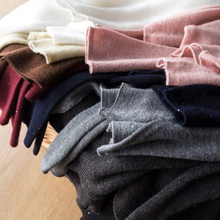 星光打底 细闪金银丝+亮片含羊毛修身显瘦半高领百搭针织打底衫女