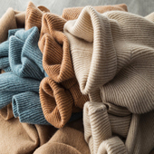 纯羊绒堆堆领保暖长袖 重磅高品软糯亲肤加厚实穿 慵懒腔调 毛衣