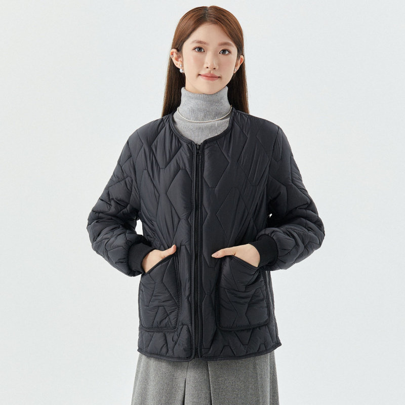冬季女士加肥加大加厚加绒拉链保暖长袖棉衣女款棉服上衣