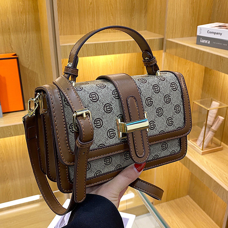 俐诺袋鼠上新包包女2023新款小众设计ins流行爆款单肩斜挎小方包