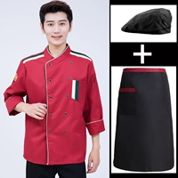 Красный черный фартук