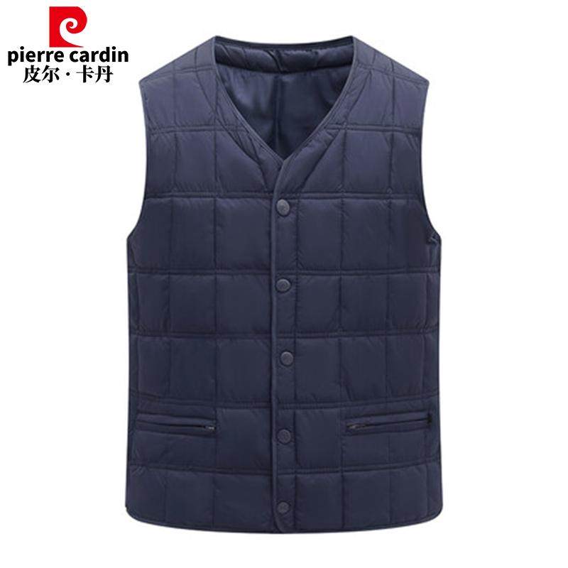 皮尔卡丹正品羽绒马甲男士V领大码坎肩 中老年内穿背心内胆爸爸装,男装,羽绒马甲,淘宝优惠券,粉丝福利购,淘宝优惠卷