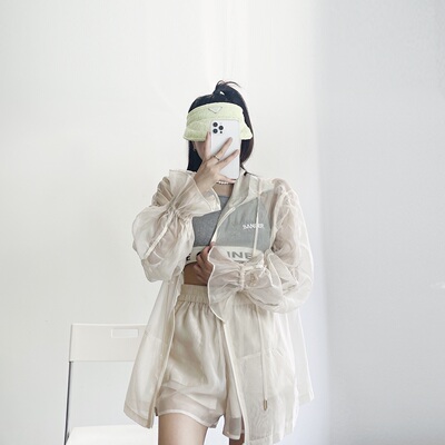 南油高版本小众设计拉链连帽衬衫