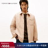 防风防水三合一外套 领无绗缝90鹅绒羽绒服 Tommy秋冬男装 耐磨衬衫