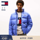 美式 TommyJeans秋冬男装 运动学院风绗缝棉服夹克外套 潮流立领
