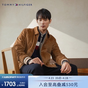 男装 Tommy 复古双面穿灯芯绒拉链翻领合身保暖铺棉外套MW0MW32792