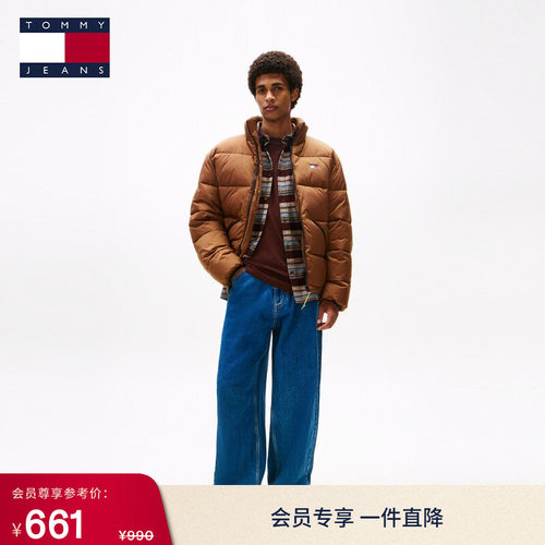 Tommy男装低腰宽松阔腿牛仔裤