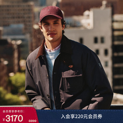 Tommy男装巴恩风轻薄宽松棉服