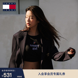 春夏男女刺绣宽松落肩短袖 T恤 英同款 张元 TOMMY GIRL潮酷系列