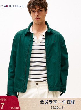 【轻薄府绸】Tommy25春夏新款男女休闲简约教练行政翻领夹克外套