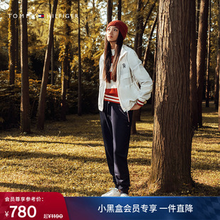 休闲通勤风抽绳腰束脚运动裤 Tommy秋冬男装 针织卫裤 双面布