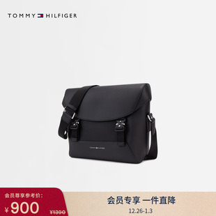 男装 Tommy25秋冬新款 休闲通勤便携邮差包斜挎包礼物 明星同款
