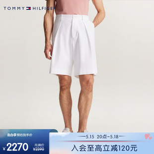 春夏男装 Tommy Collection24新款 34510 Hilfiger 褶裥排扣宽松短裤