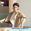 宽松短袖 男装 纯棉府绸五分袖 外套18885 衬衫 复古工装 Tommy夏季