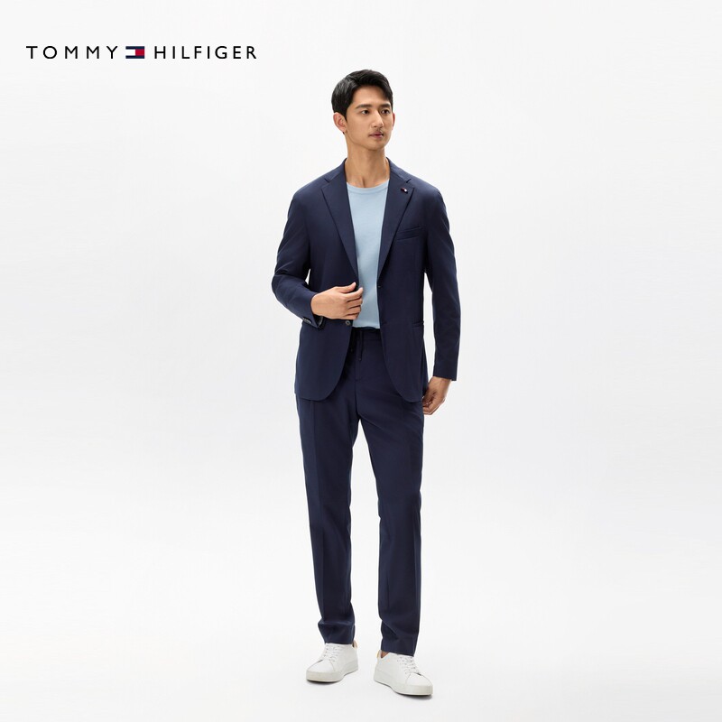 TommyLARDINI半松紧腰休闲西裤