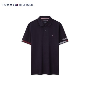 POLO衫 36048 春夏男珠地网眼镶边袖 Tommy 口短袖 24新款 U先测评