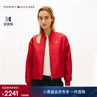 女双面穿美式 Tommy26春夏新款 棒球棉服夹克外套 马年新年系列