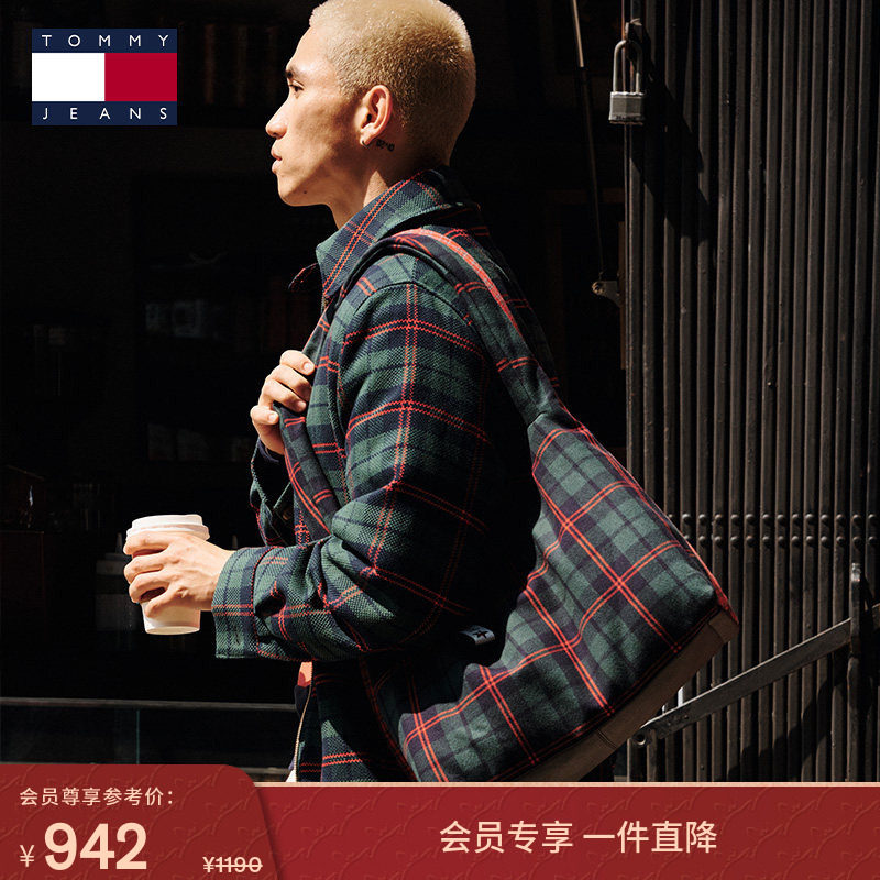 【TOMMY GIRL潮酷系列】Tommy25秋冬新款女装格纹五角星标饺子包,箱包皮具/热销女包/男包,通用款女包,淘宝优惠券,粉丝福利购,淘宝优惠卷
