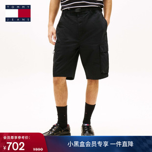 大口袋休闲运动短裤 Tommy26春夏新款 工装 调节腰带松紧腰美式 男装