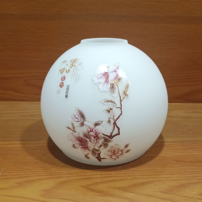 灯具配件玻璃灯罩饭厅吊灯罩E27普通螺口灯罩吸顶灯台灯创意灯罩