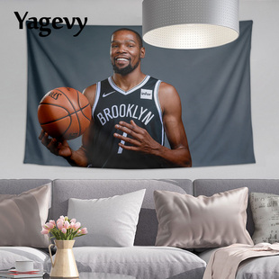 Durant凯文杜兰特杜少挂布墙布挂毯壁挂KD阿杜周边装饰海报背景布