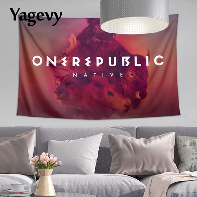 OneRepublic共和时代乐队挂布挂毯墙布周边写真装饰背景布海报