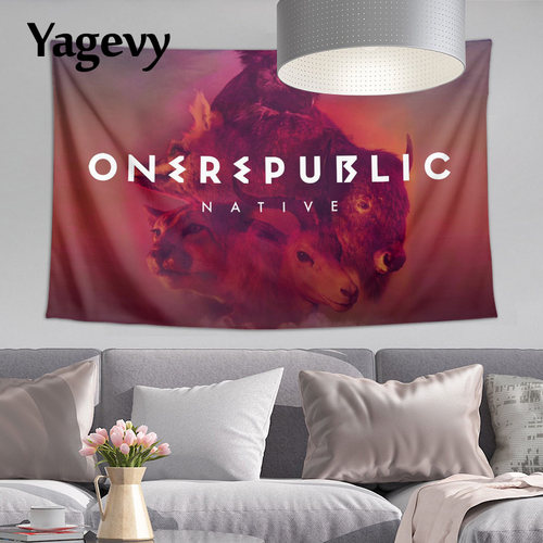 OneRepublic共和时代乐队挂布挂毯墙布周边写真装饰背景布海报