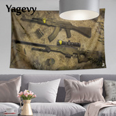 CSGO反恐精英墙布挂布全球攻势半条命cs1.5周边海报装 饰背景布