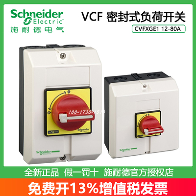 施耐德密封隔离负荷开关原装正品