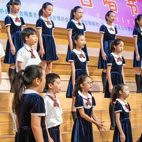 六一儿童合唱演出服中小学生大合唱团诗歌朗诵表演服主持人服装