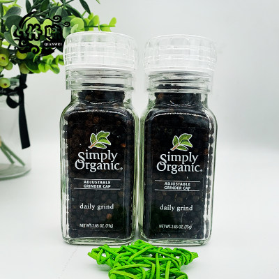 美国 Simply Organic black peppercorn 研磨黑胡椒 75克