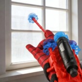 蜘蛛丝发射器手套吐丝侠黑科技男童儿童玩具吸盘弹可发射软弹枪