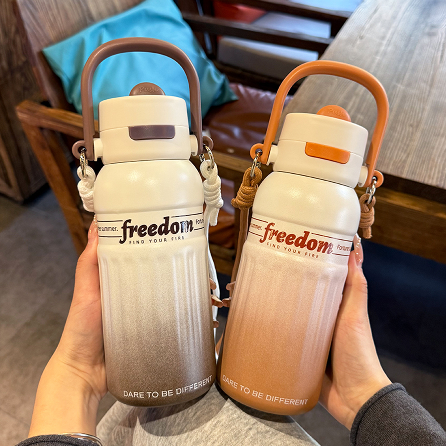 大容量保温杯男生户外运动水杯