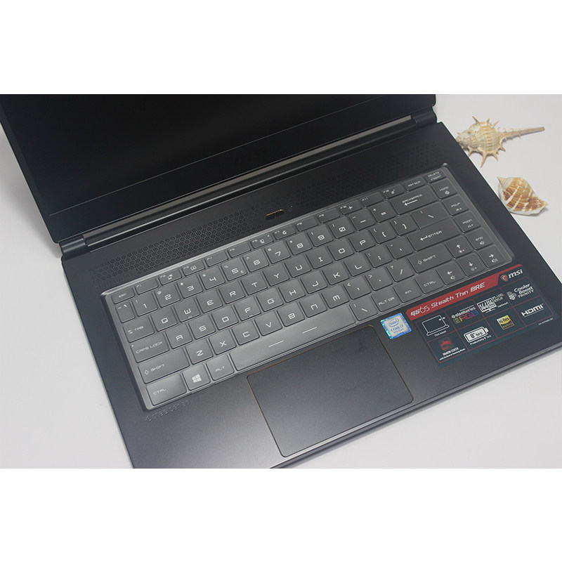 适用微星gf63 15.6英寸笔记本tpu键盘保护膜 防刮屏幕膜绝影