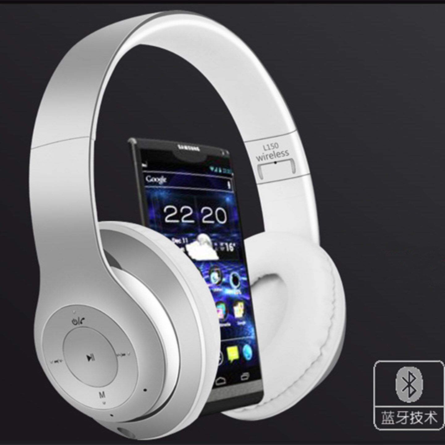 适用作业帮学习机T60 P60Ultra平板电脑带麦通话头戴式蓝牙耳机