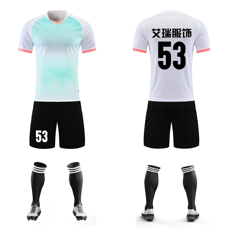 足球服套装学生比赛运动队服训练营足球训练服个性可印字印号