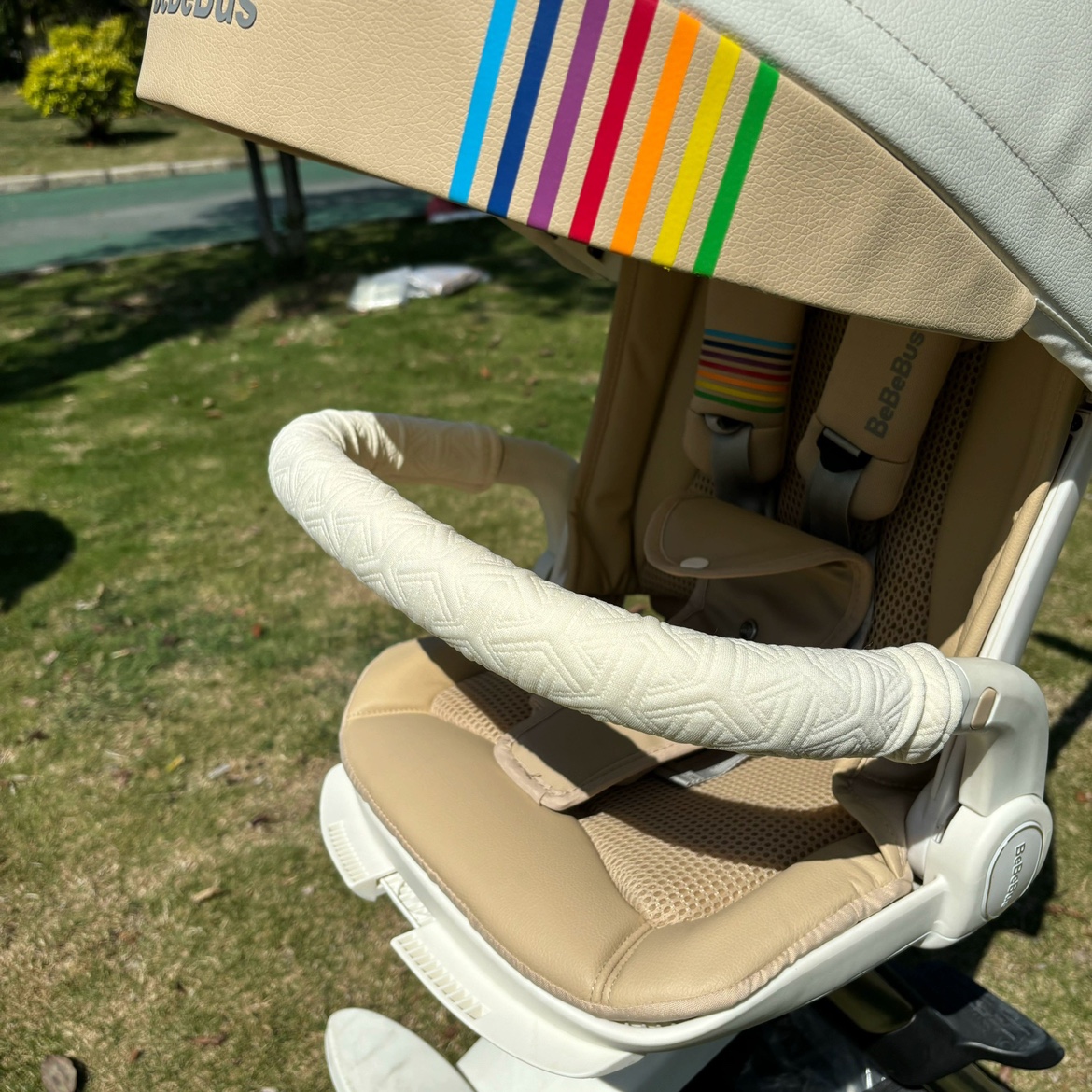 bebebus蝴蝶遛娃神器扶手保护套丸丫t6playkids扶手保护套拉链式