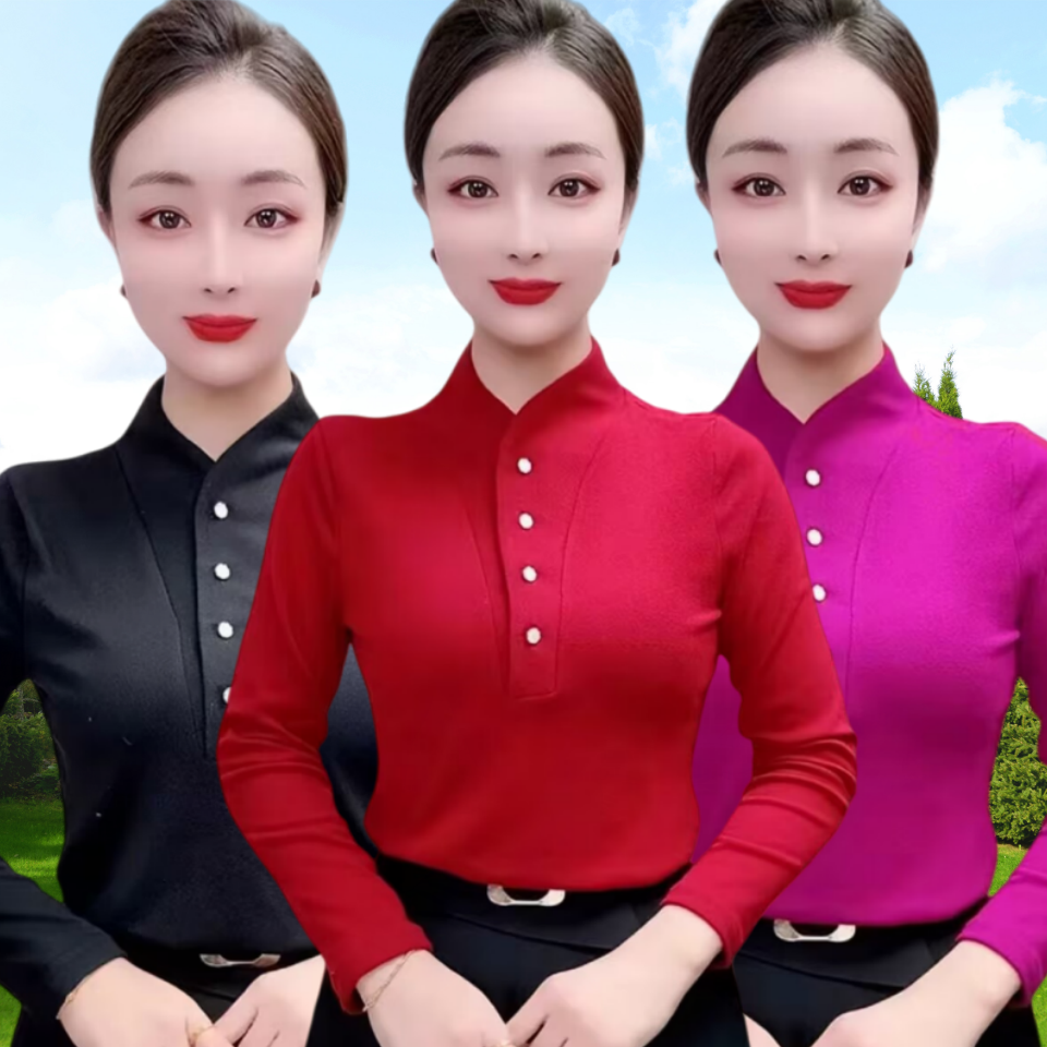 秋冬新款打底衫内搭女一体绒小衫