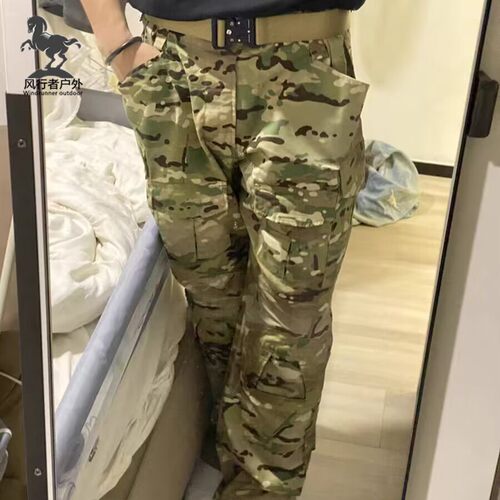 黑金战狼迷彩裤户外野战工装裤