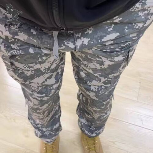 特种兵ACU迷彩战术裤户外多兜军训裤耐磨防晒作训裤作战工装裤子