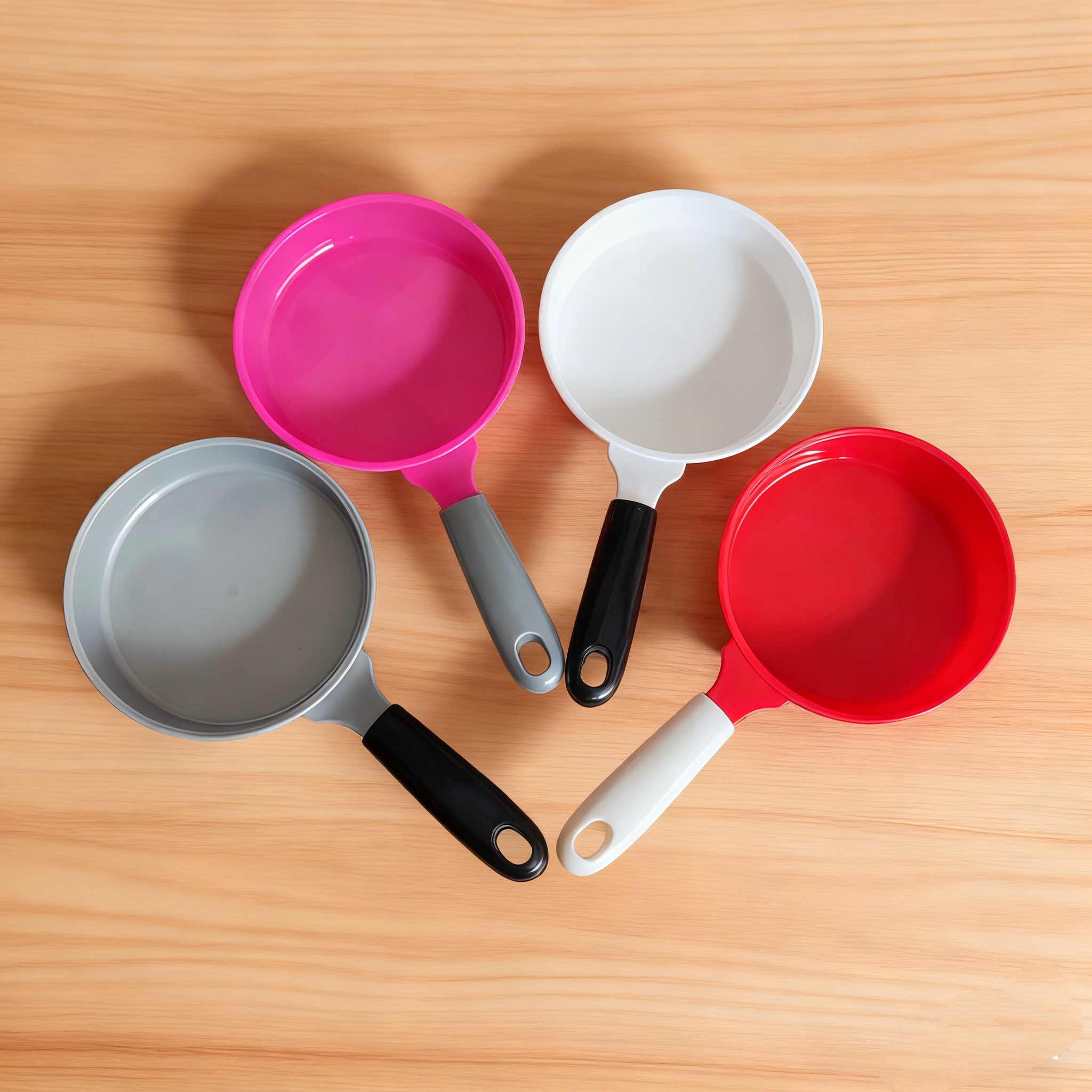 儿童过家家仿真平底锅煎锅大号厨房锅具模型早教益智玩具女孩做饭