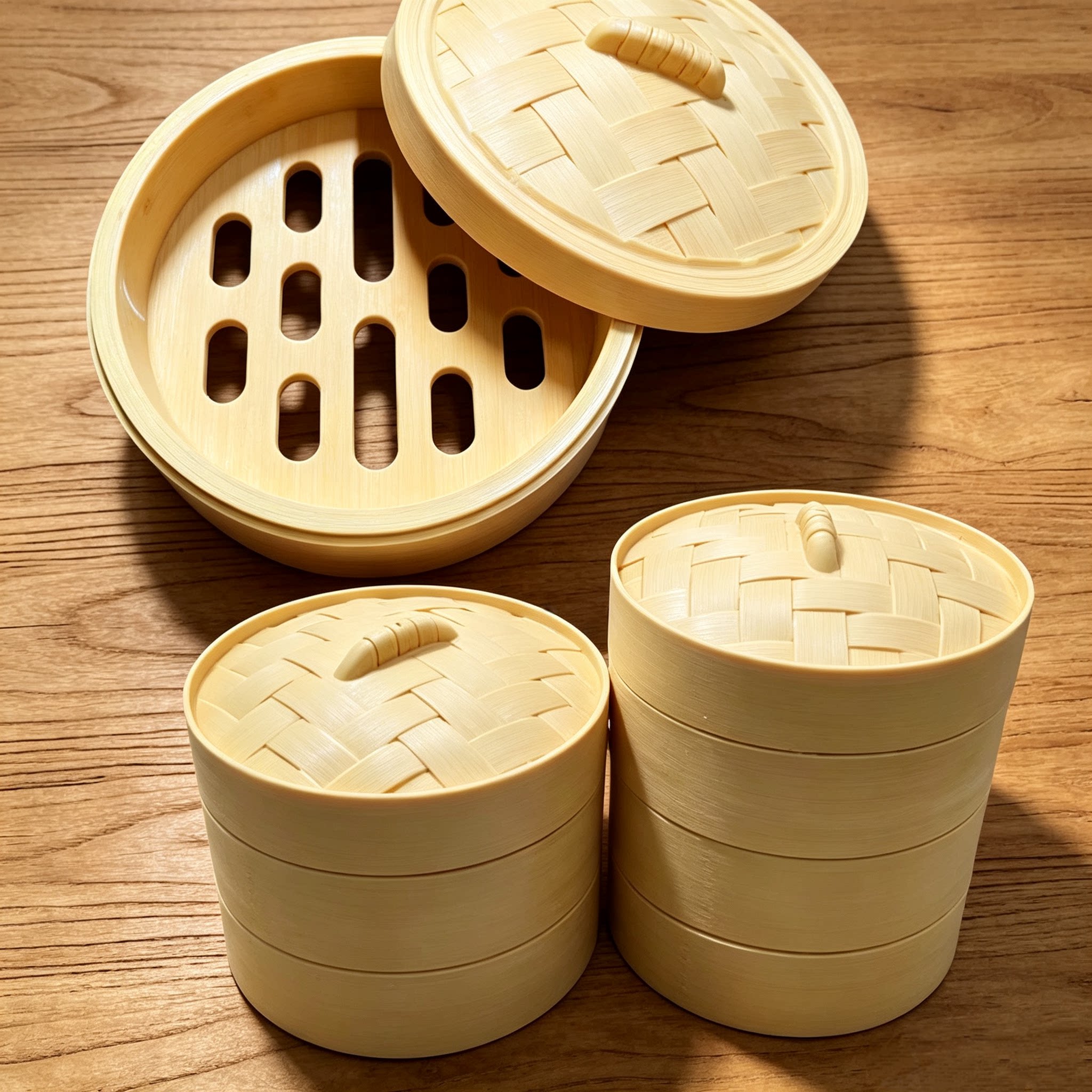 仿真大小蒸笼塑料厨具玩具收纳盒