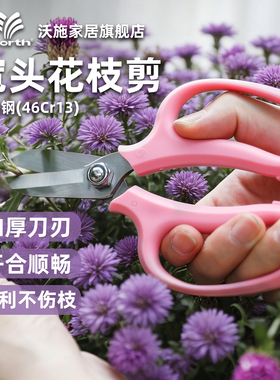 沃施花园艺花艺剪鲜花插花家用剪嫩枝剪花枝花店专用工具插花剪刀