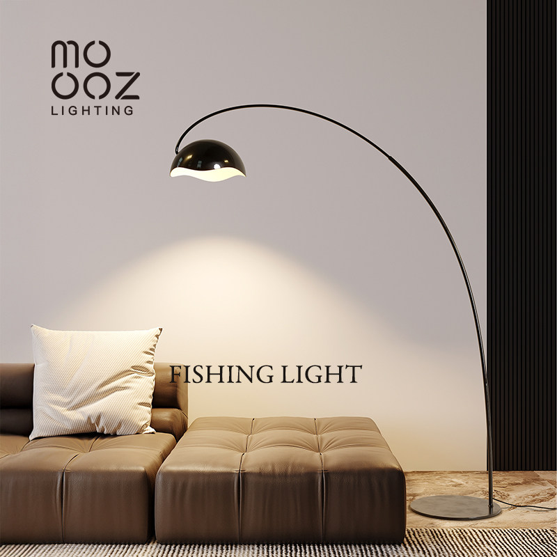 钓鱼灯客厅落地灯沙发旁边高级感2025新款意式蛋壳立式艺术氛围灯