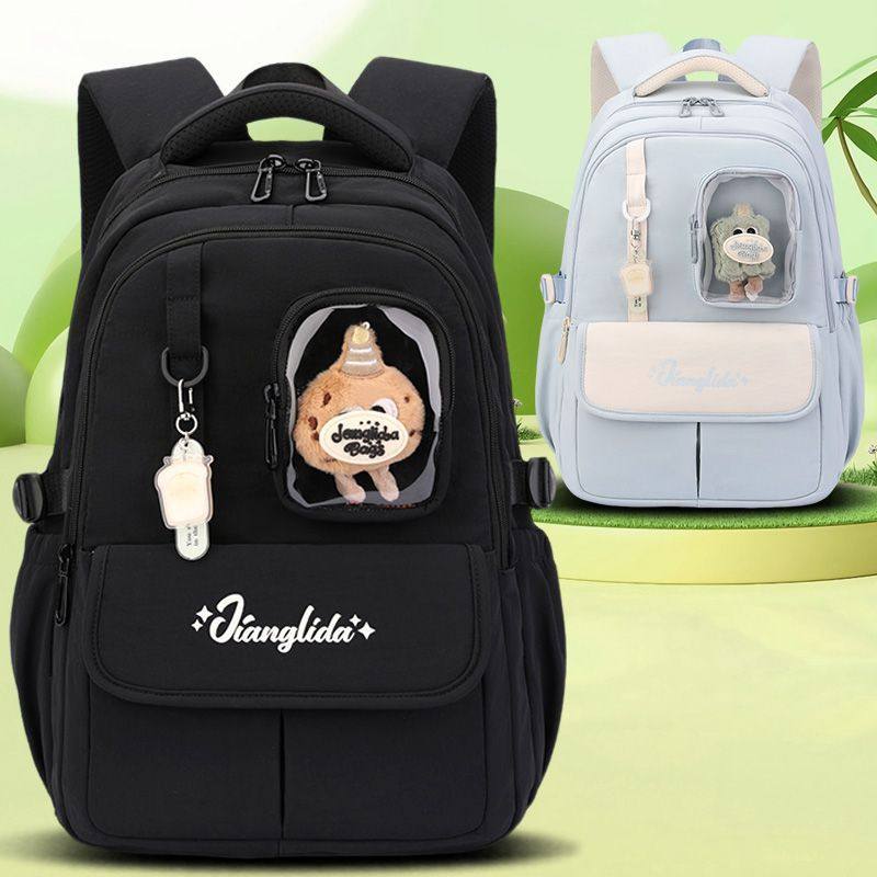 初高中生书包女生可爱大容量ins风背包校园时尚双肩包高颜值书包